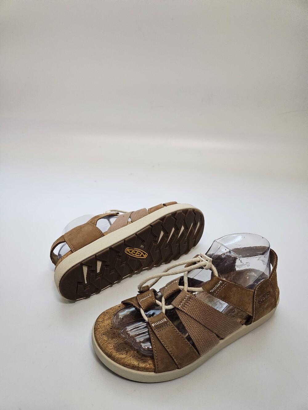 KEEN Women's Elle Mixed Strap Comfortable Casual Platform Sandals Sz 9